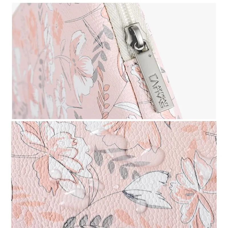 11 Laptop Liner Bag - Waterproof Pu Leather Cover Light Pink
