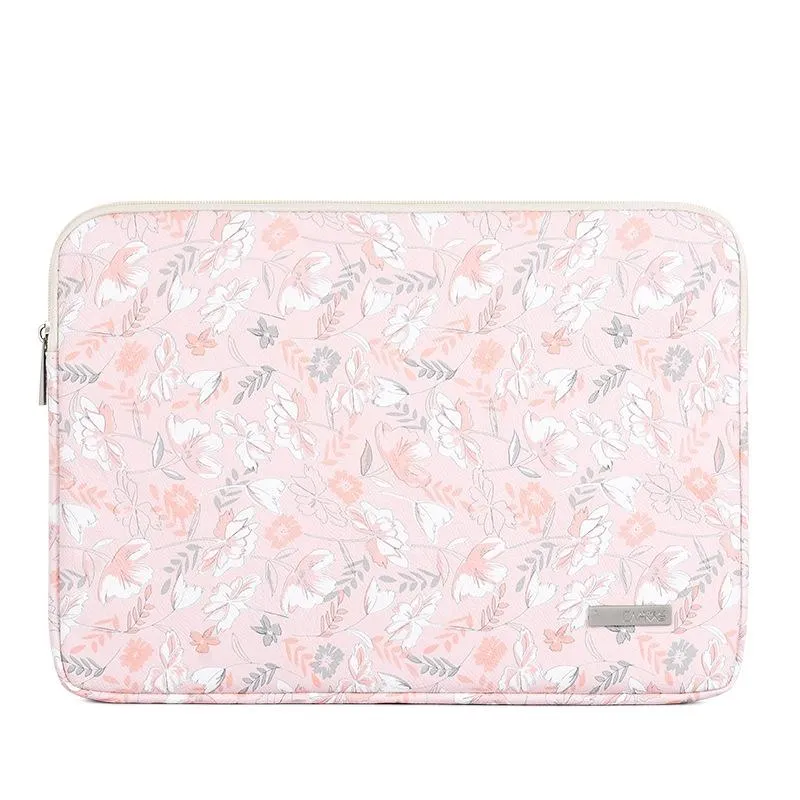 11 Laptop Liner Bag - Waterproof Pu Leather Cover Light Pink