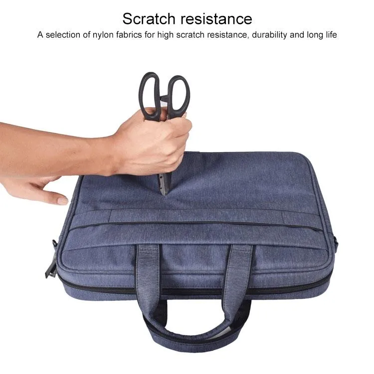 14.1 Inch Waterproof Anti-theft One-shoulder Handbag with Suitcase Belt