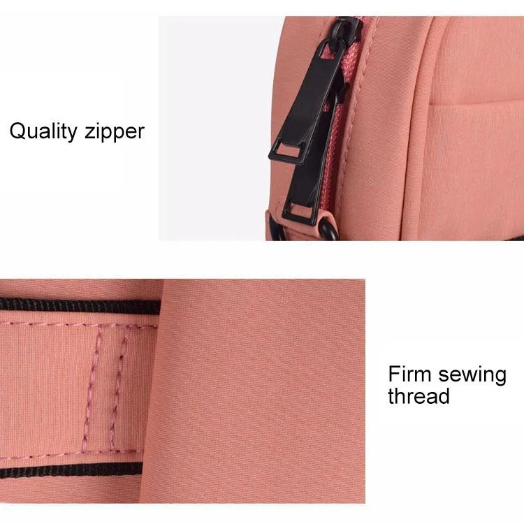 14.1 Inch Waterproof Anti-theft One-shoulder Handbag with Suitcase Belt