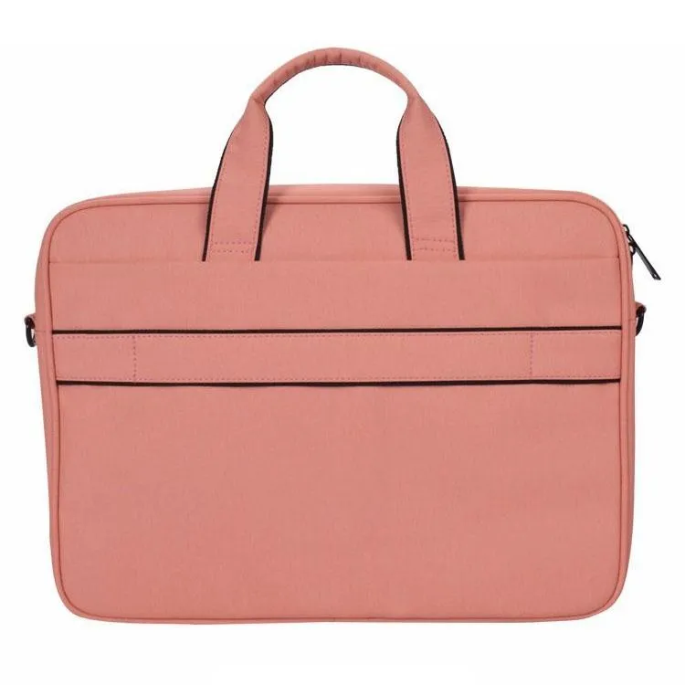14.1 Inch Waterproof Anti-theft One-shoulder Handbag with Suitcase Belt