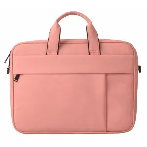 14.1 Inch Waterproof Anti-theft One-shoulder Handbag with Suitcase Belt