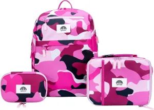 16'' Kids Backpack Set with Insulated Lunch Bag, and Pencil Case