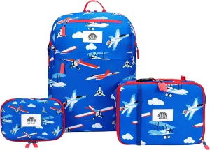16'' Kids Backpack Set with Insulated Lunch Bag, and Pencil Case