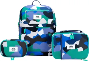 16'' Kids Backpack Set with Insulated Lunch Bag, and Pencil Case
