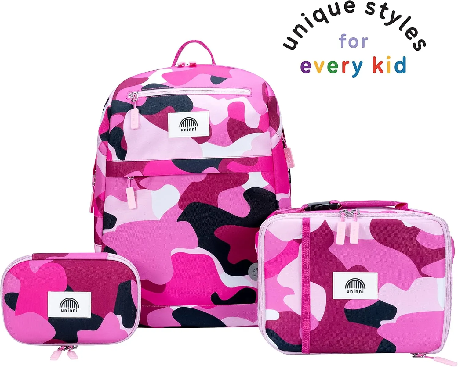 16'' Kids Backpack Set with Insulated Lunch Bag, and Pencil Case