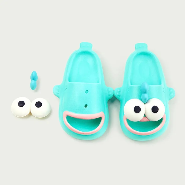 3D Cartoon Ugly Fish Summer Slippers