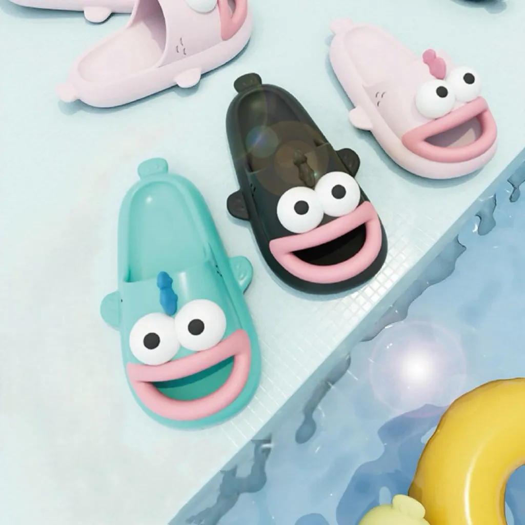 3D Cartoon Ugly Fish Summer Slippers