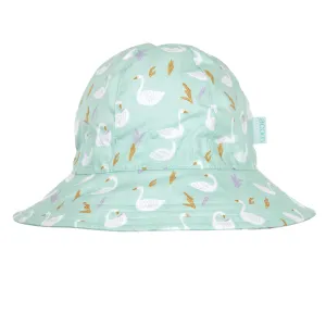 Acorn Swans Wide Brim Sunhat