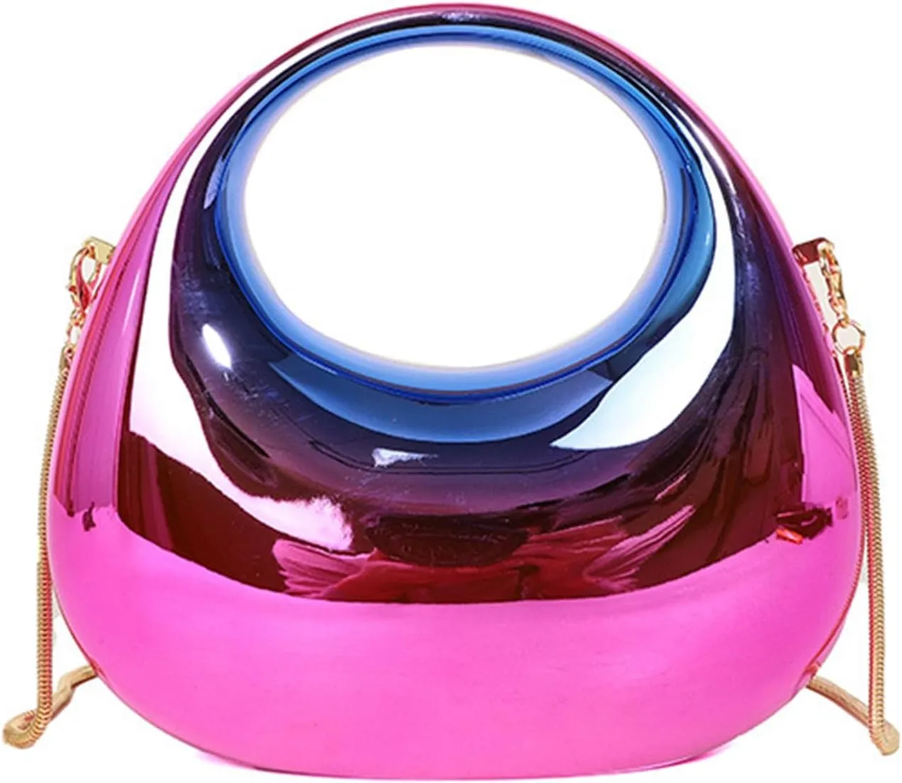 Acrylic Clutch Purse for Women Y2k Party Evening Bag Fashion Underarm Bag Round Shoulder Bag Prom Wedding Handbagbag1899OWOISS