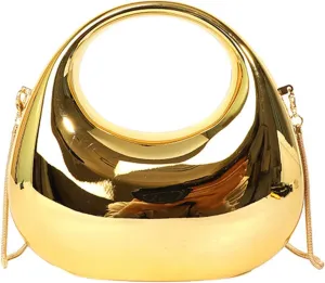 Acrylic Clutch Purse for Women Y2k Party Evening Bag Fashion Underarm Bag Round Shoulder Bag Prom Wedding Handbagbag1904OWOISS