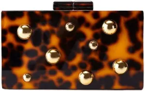 Acrylic Studded Clutch Purse for Women Acrylic Evening Bag Unique Geometric Handbag for Wedding Party Prom