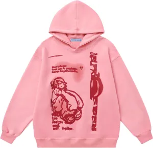 Aelfric Eden Hoodies for Women Oversized Graphic Hoodies Unisex Y2k Hooded Sweatshirt Pullover