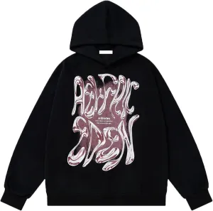 Aelfric Eden Womens Hoodies Oversized Graphic Hoodies Unisex Y2k Heavyweight Hoodie Pullover Trendy