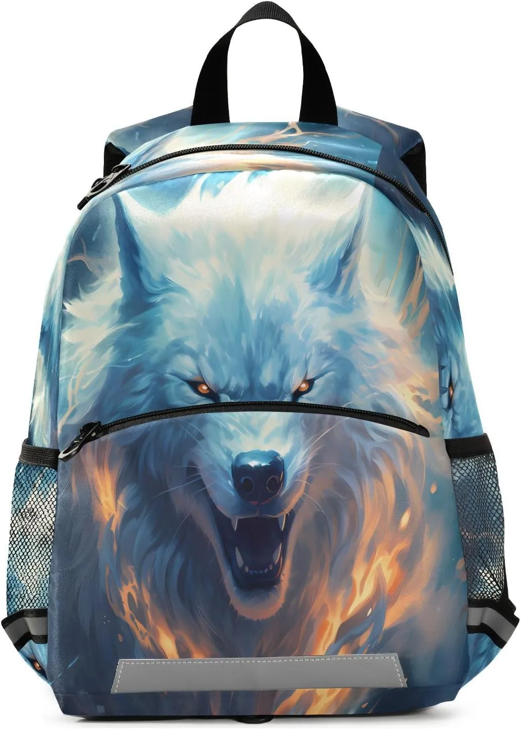 ALAZA Howling Wolf Stylish Animal Toddler Backpack for Boys Girls Preschool Bag