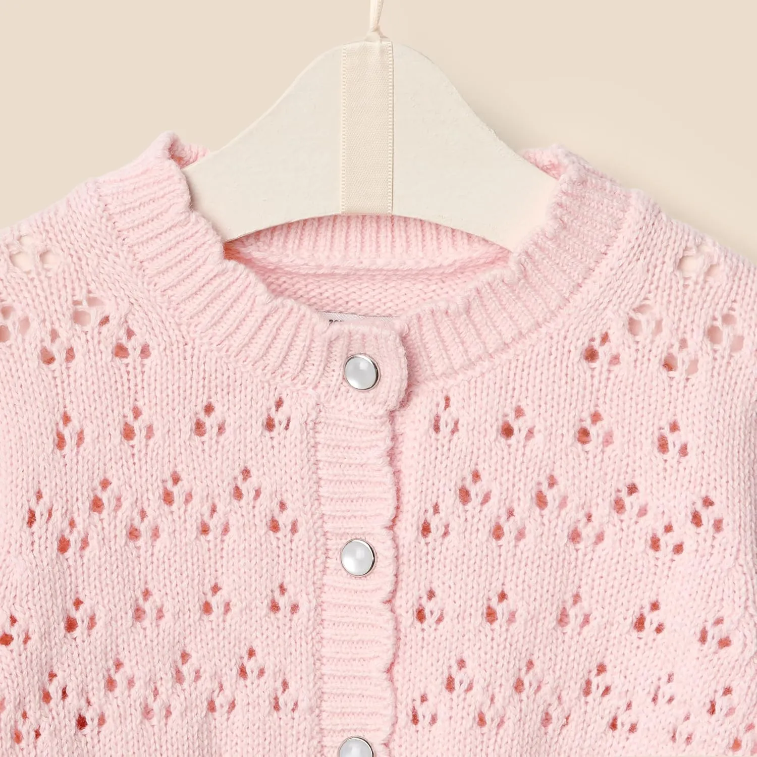 Amazon Essentials x Sofia Grainge Toddlers and Baby Girls' Lightweight Cardigan Sweater