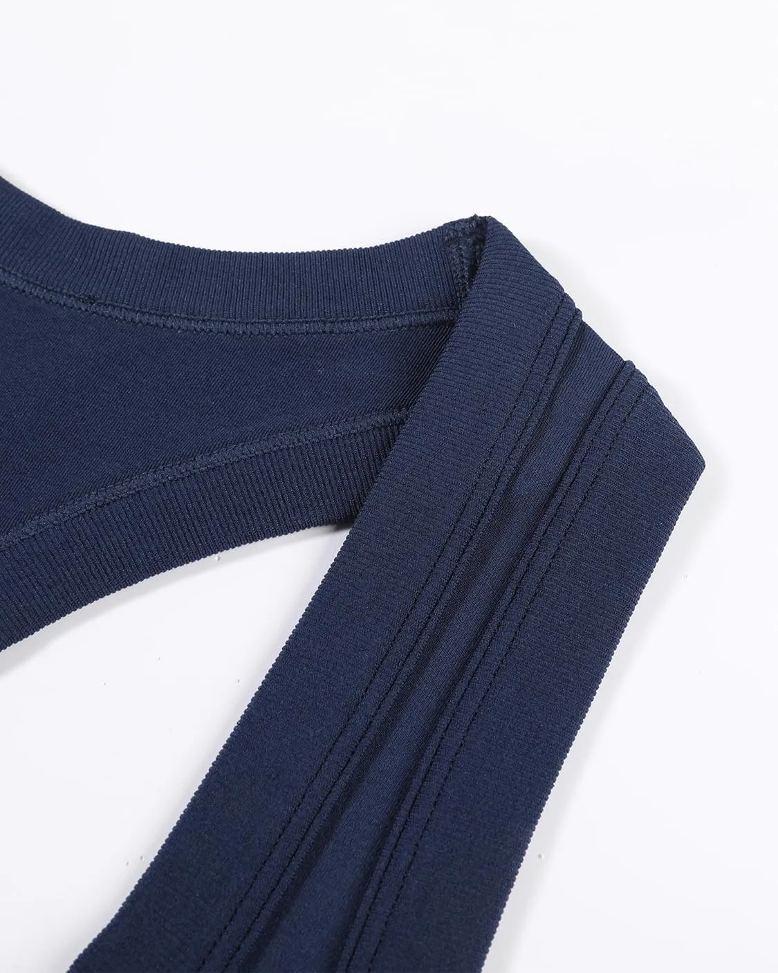 AUROLA Essentials Seamless Sleeveless Racerback Top,Women Subtle Marl Workout Square Neck Fitted Tank