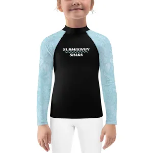 Baby Blue Beauty ~ Kids Rash Guard