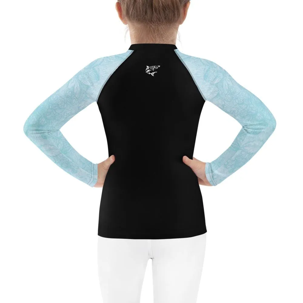 Baby Blue Beauty ~ Kids Rash Guard