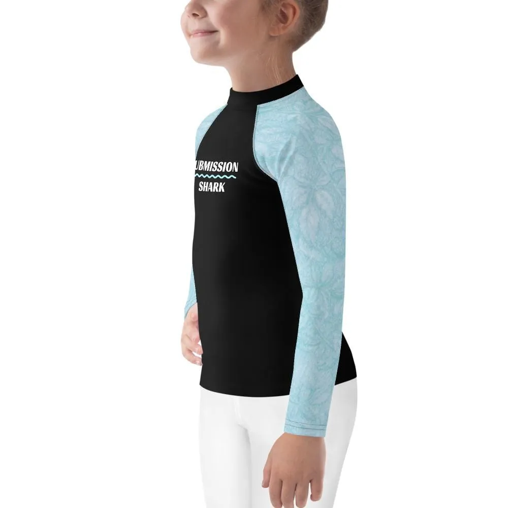 Baby Blue Beauty ~ Kids Rash Guard