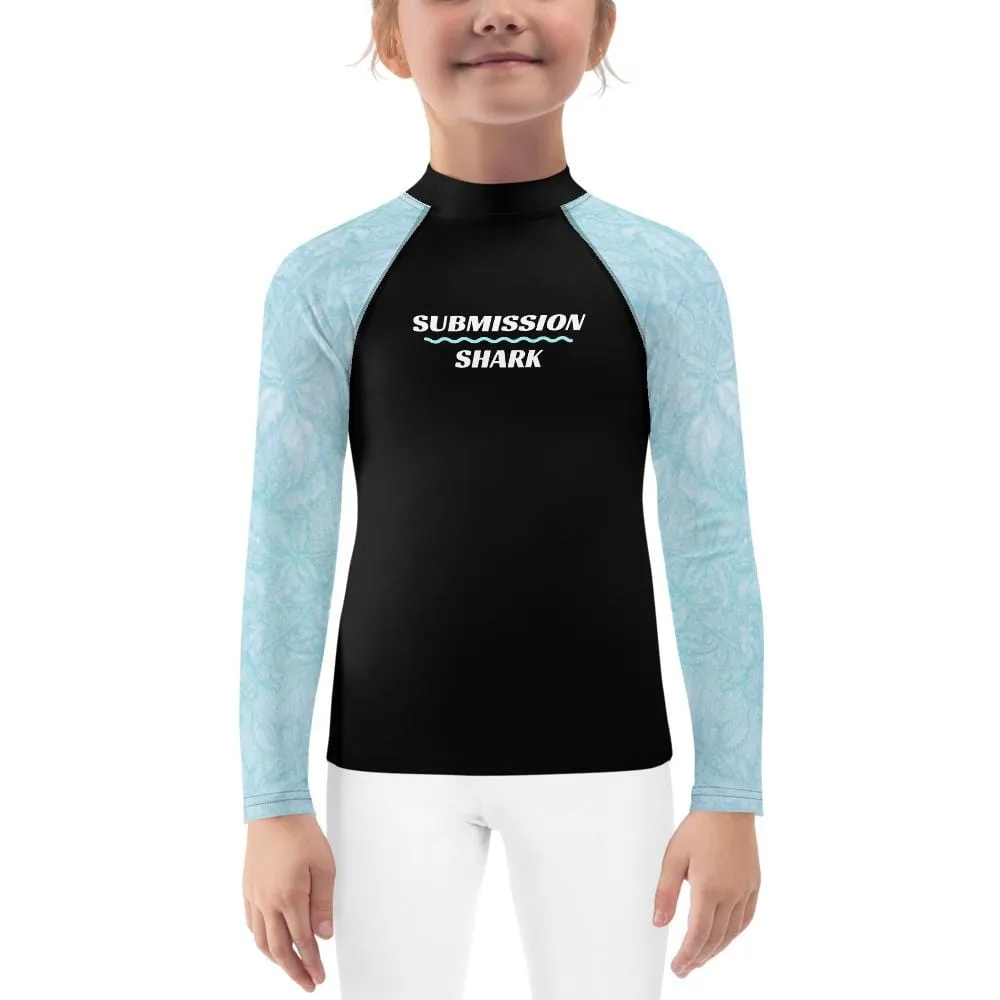 Baby Blue Beauty ~ Kids Rash Guard