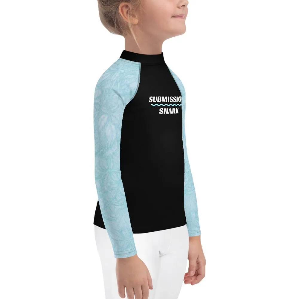 Baby Blue Beauty ~ Kids Rash Guard
