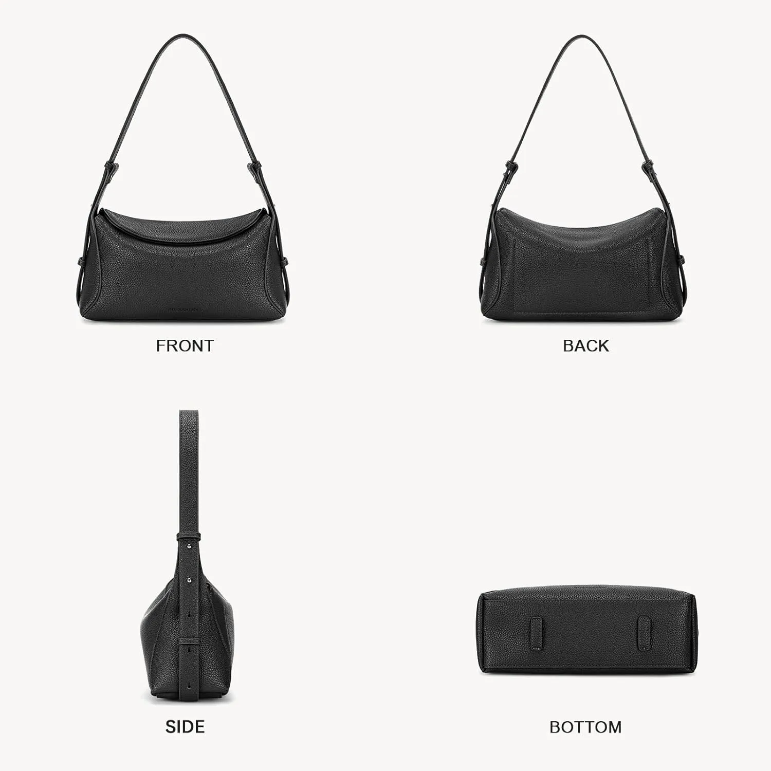 BOSTANTEN Small Purses for Women Trendy Shoulder Bag Vegan Leather Designer Hobo Handbags