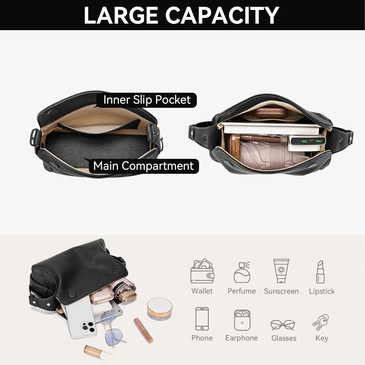 BOSTANTEN Small Purses for Women Trendy Shoulder Bag Vegan Leather Designer Hobo Handbags