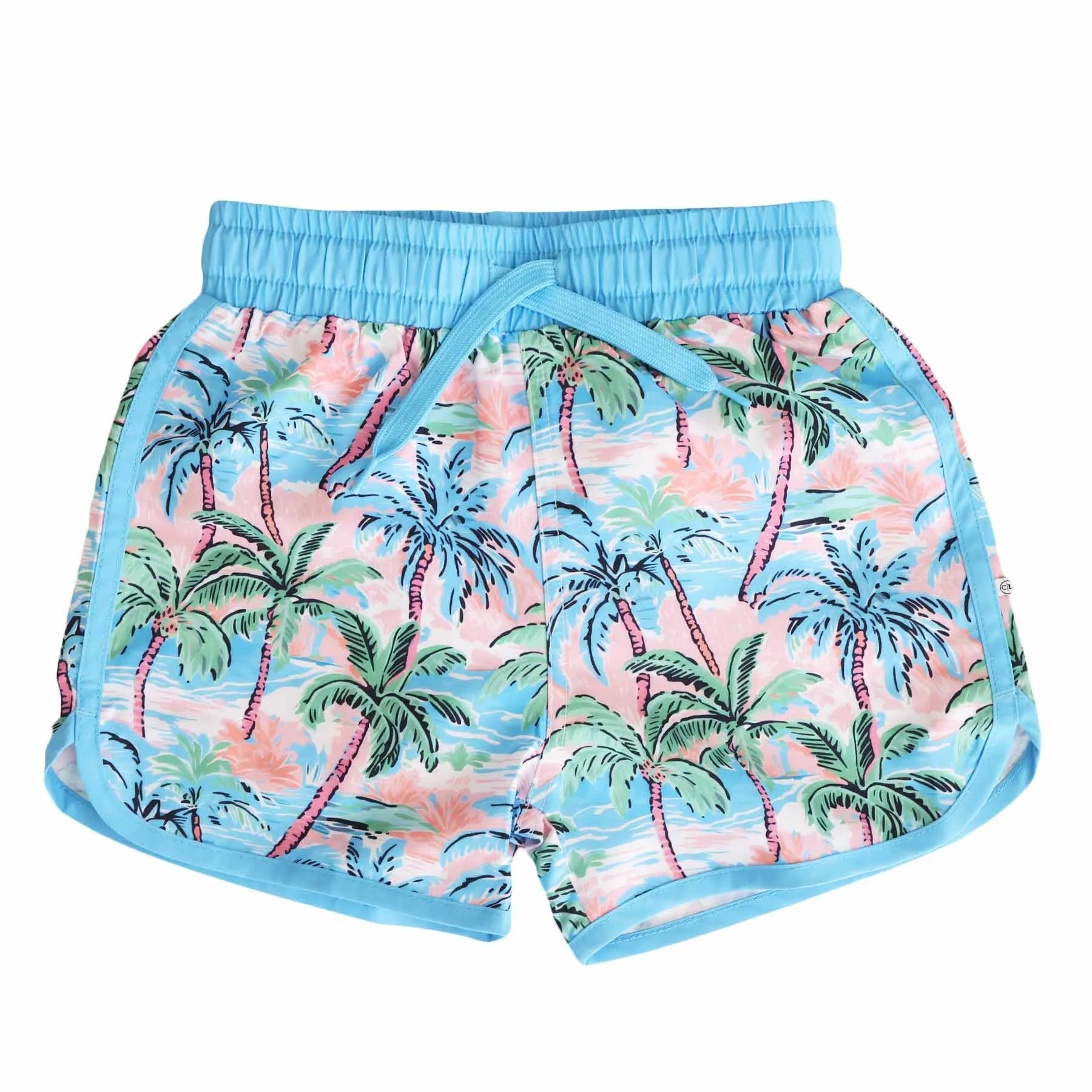 Boy's Swim Trunks | Pastel Palms