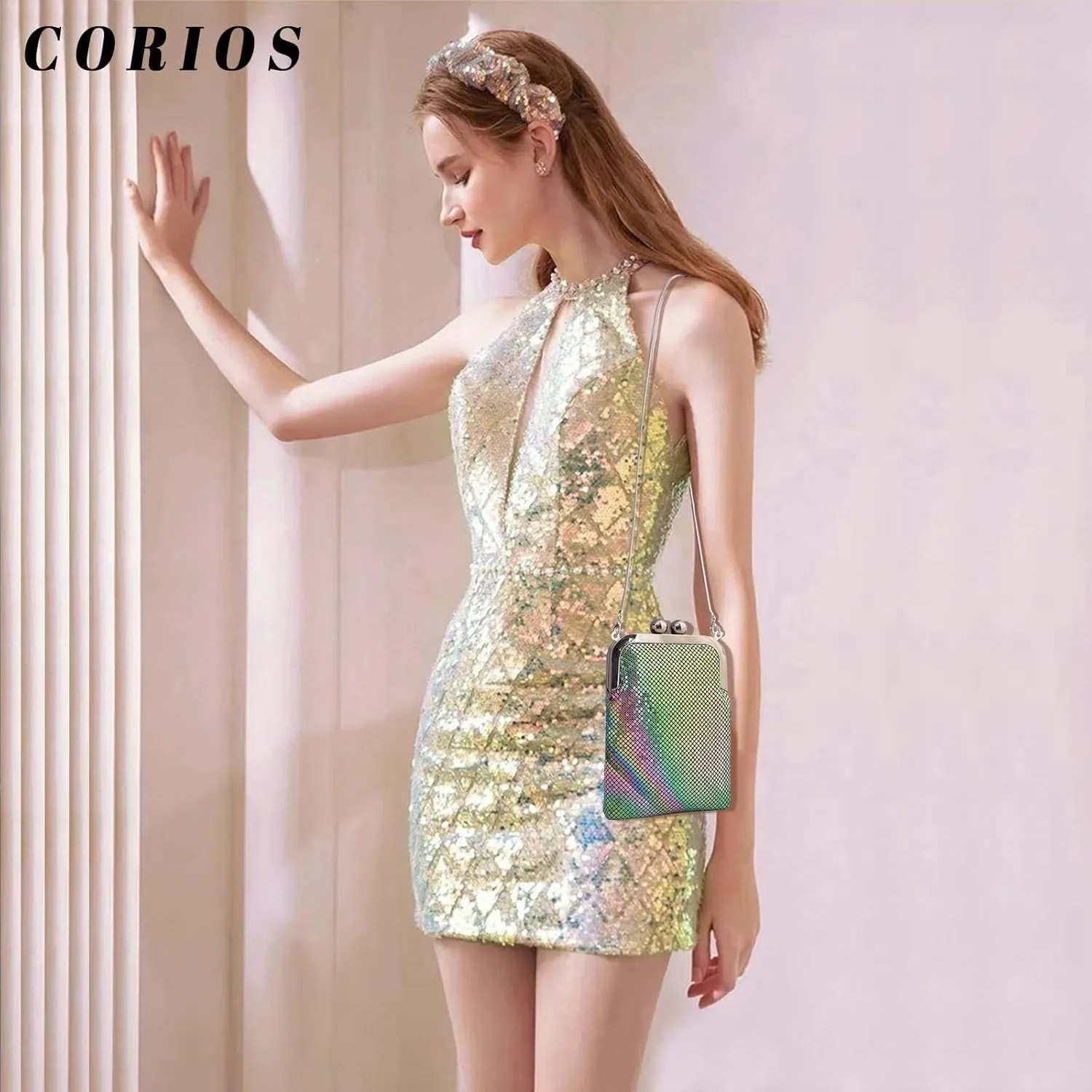 Bridal Wedding Purse Elegant Pouch Shoulder Retro Crossbody Handbag Women Mini Evening