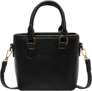 Bucket Bag for Women - Trendy Vintage-Style Crossbody Bag - Bucket Handbag Adjustable Strap, Waterproof