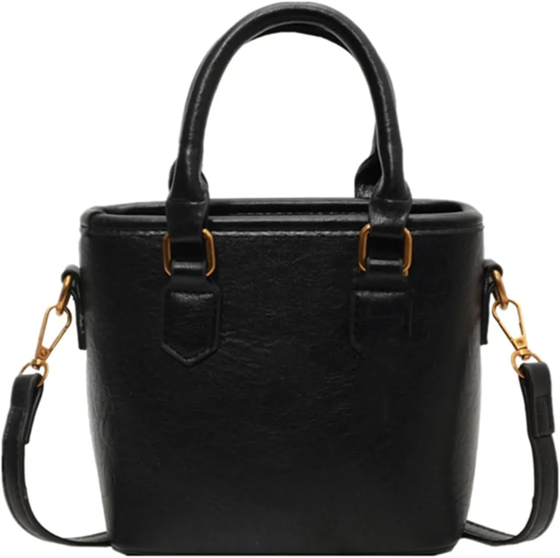 Bucket Bag for Women - Trendy Vintage-Style Crossbody Bag - Bucket Handbag Adjustable Strap, Waterproof