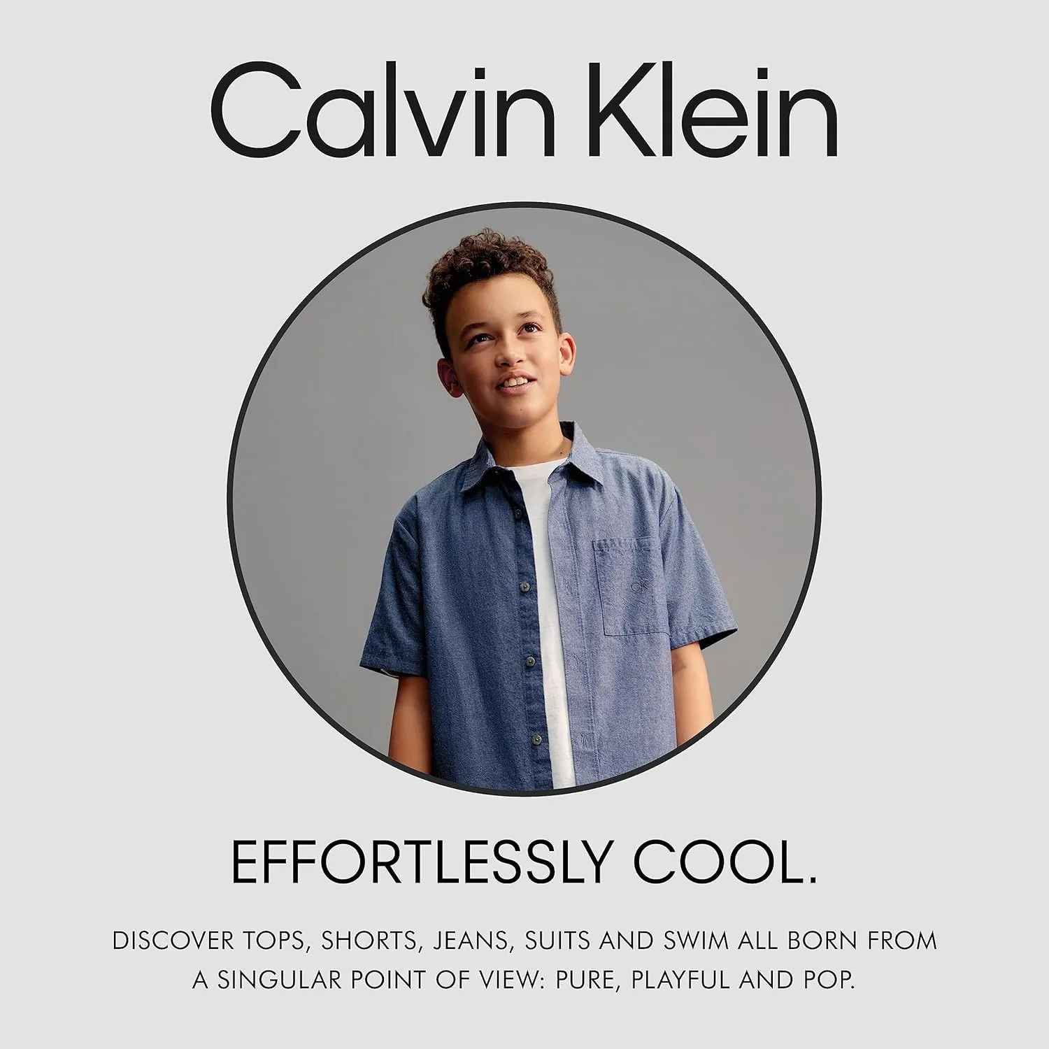 Calvin Klein Boys' Skinny Fit Stretch Denim Jeans, 5-Pocket Style, Zipper Fly & Button Closure
