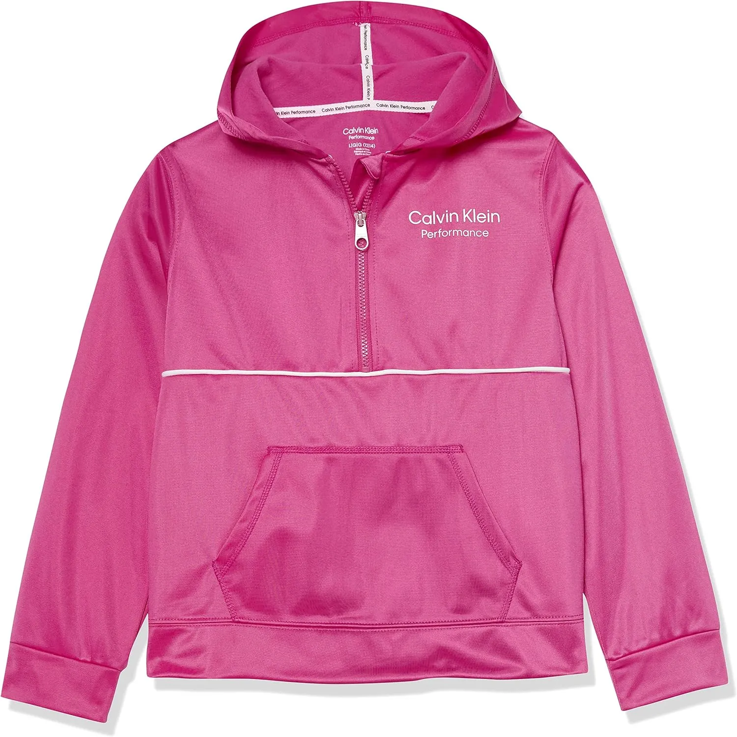 Calvin Klein Girls' Performance Sport Hoodie Sweatshirt