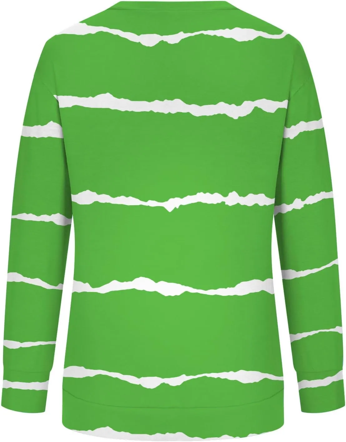 Ceboyel Womens Long Sleeve Shirts Striped Print Sweatshirt Crewneck Pullover Tops Trendy Casual Fall Clothes 2023