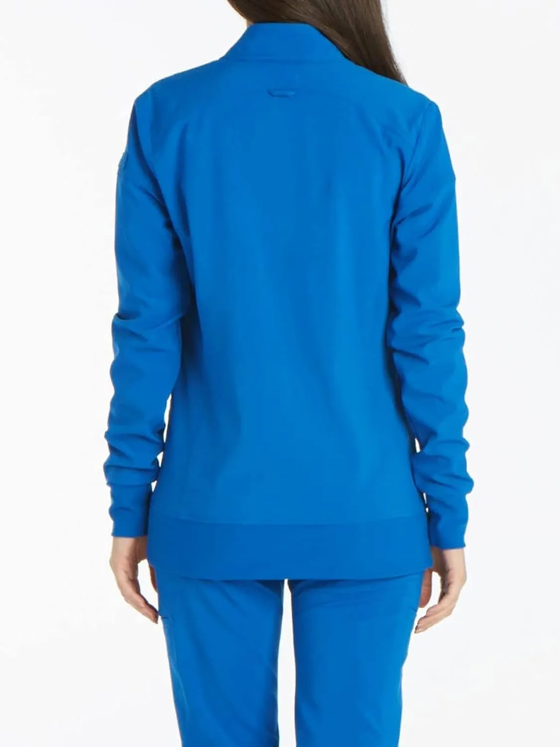 Cherokee Scrub Jackets For Woman with Zip Front, 360 Stretch Fabric - CK303