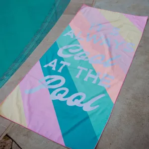 Cool At The Pool Quick Dry Towel