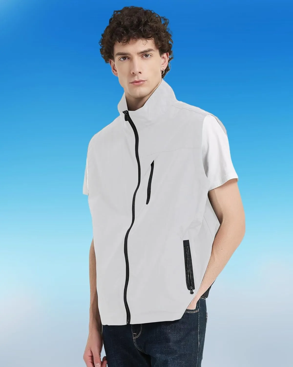 Cooling Vest for Men and Women, with 24 Ice Bags, 6 Cooling Zones, Unique Gift for Summer