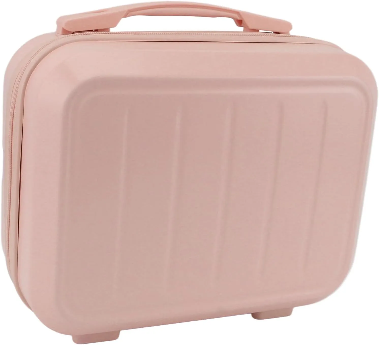 Cosmetic Bag, 14 Inch Stylish and Portable Cosmetic Case for Travel (Pink)