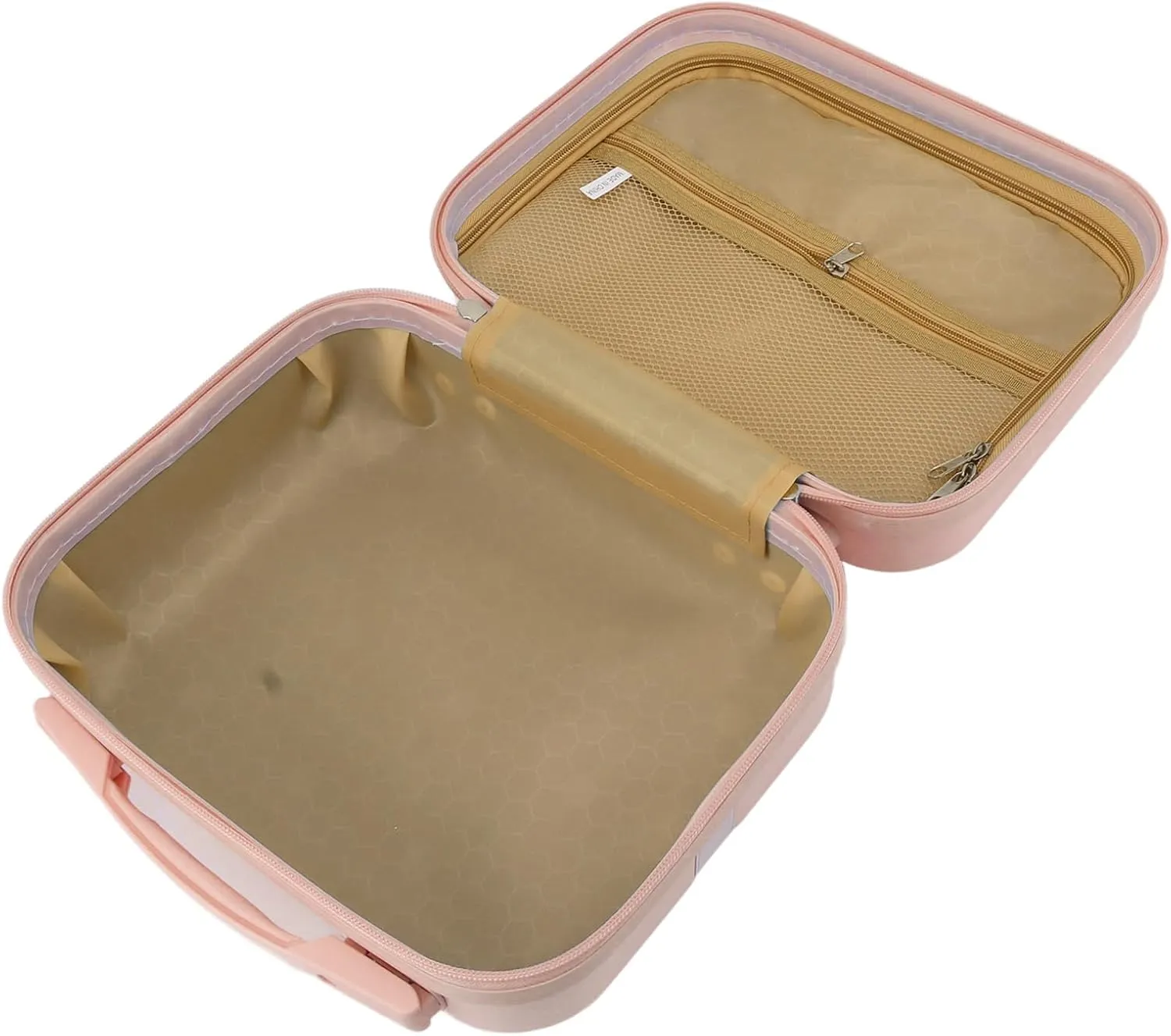 Cosmetic Bag, 14 Inch Stylish and Portable Cosmetic Case for Travel (Pink)