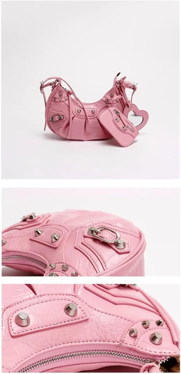 Crossbody Bags for Women y2k Shoulder Bags Trendy Small Purses Y2K Purse for Women Leather Hobo Bag Fashion Tote Bag