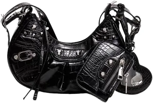 Crossbody Bags for Women y2k Shoulder Bags Trendy Small Purses Y2K Purse for Women Leather Hobo Bag Fashion Tote Bag