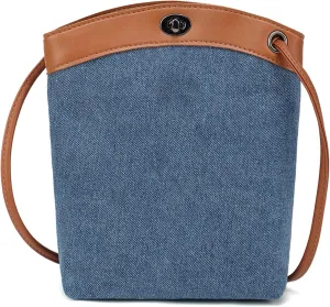 Crossbody Purses for Women Trendy Denim Small Cross Body Bag for Cell Phone Wallet