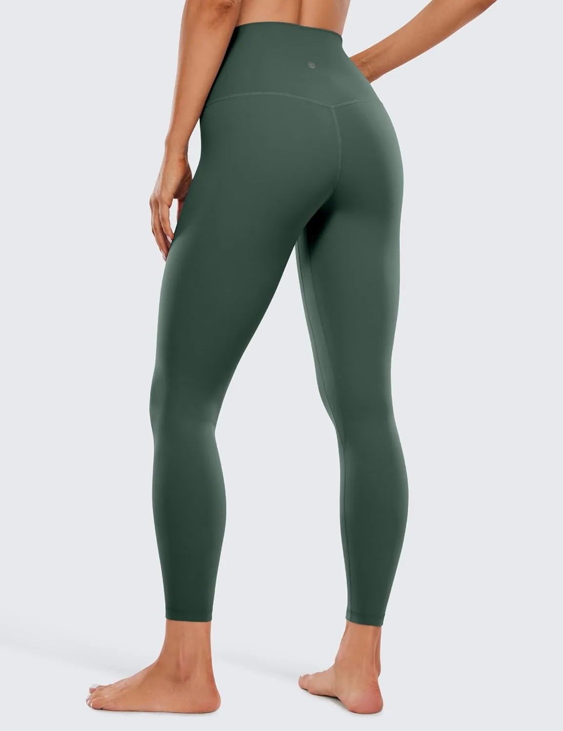 CRZ YOGA Womens Butterluxe High Waisted Yoga Leggings 25" - Double Seamed Buttery Soft Comfy Athletic Gym Workout Pants