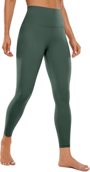 CRZ YOGA Womens Butterluxe High Waisted Yoga Leggings 25" - Double Seamed Buttery Soft Comfy Athletic Gym Workout Pants