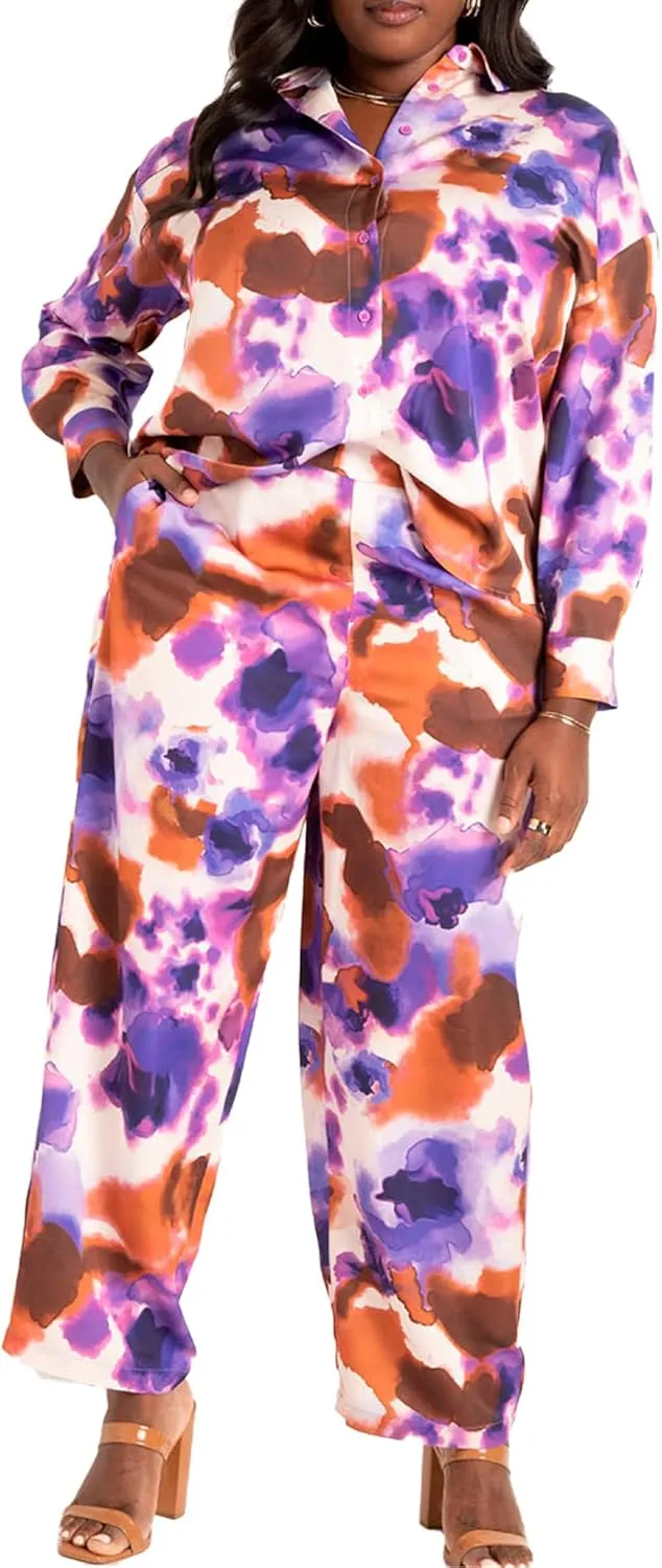 ellos Women's Plus Size A-Line Knit Tee Dress