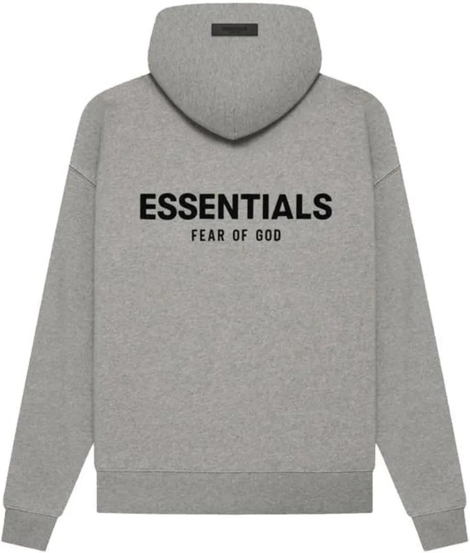 Essentials Fear of God Hoodie, Dark Oatmeal,SMALL, (OVERSIZED HOODIE)