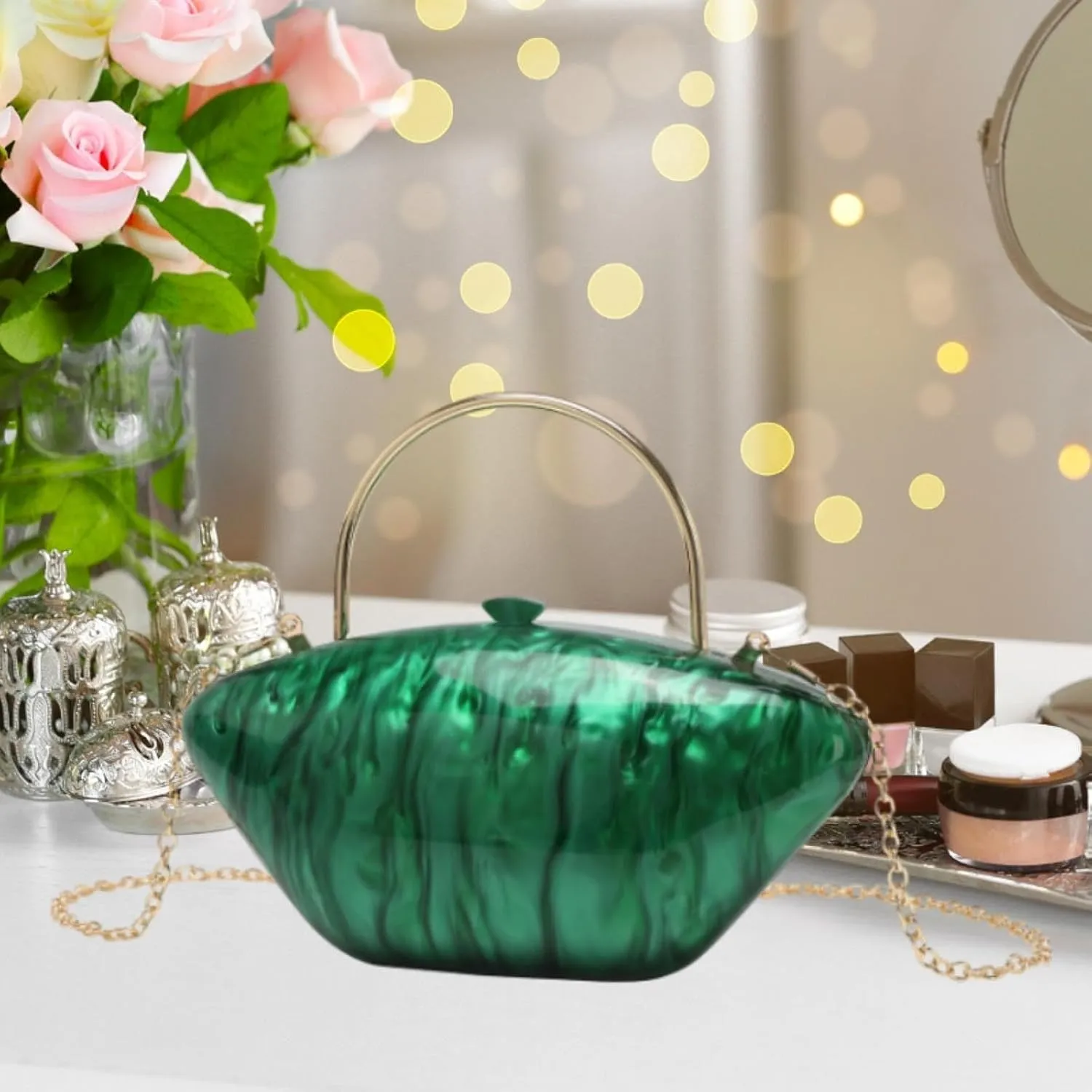 Evening Clutch Purse Stylish Crossbody Bag for Banquet Holidays Dating Night Out