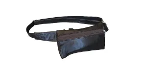Fgalaze Vintage Leather Fanny Pack Pouch, Classic and Stylish Hip Bag, Distressed Waist Bag, Crossbody Bags, Ron