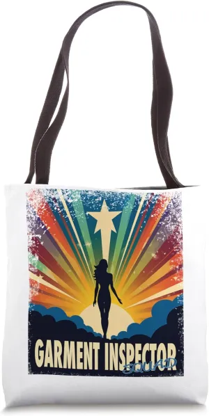 Garment Inspector Funny Female Hero Job Women Tote Bag